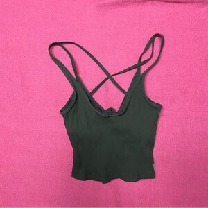 Vuori Rib Crop Tank Top Small